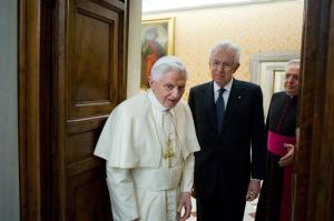 Pope Benedict XVI, Mario Monti